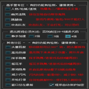 CF喻岱辅助-穿越火线PC端全图单透喻岱助手